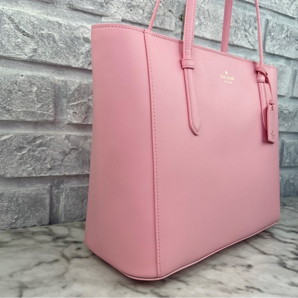 Kate Spade Medium Tote Shoulder Bag In Mitten Pink - Picture 3 of 11